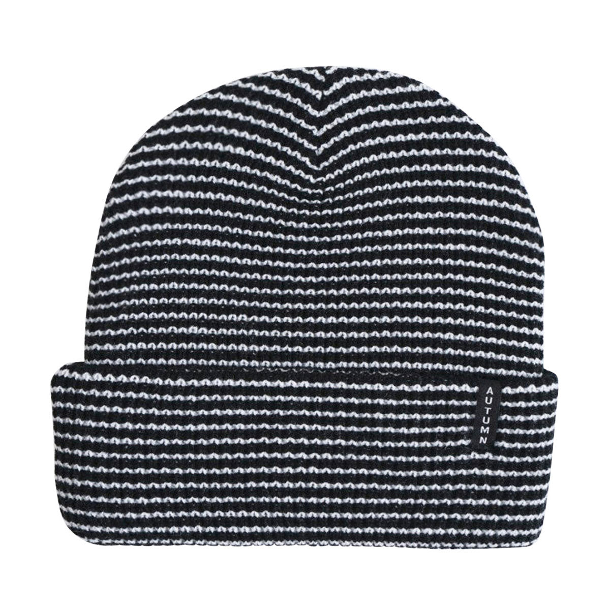Autumn Stripe Beanie - Black