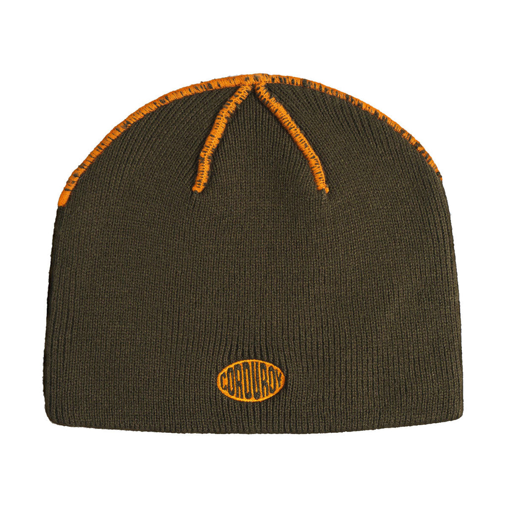 Corduroy Brand Skully Beanie - Army