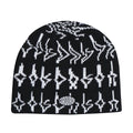 Corduroy Tracers Skully Beanie - Black