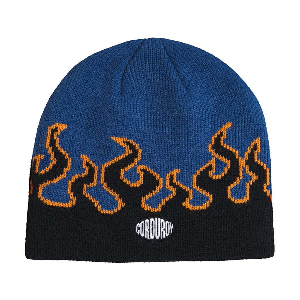 Corduroy LL Burn Skully Beanie - Very Blue