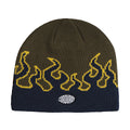 Corduroy LL Burn Skully Beanie - Army