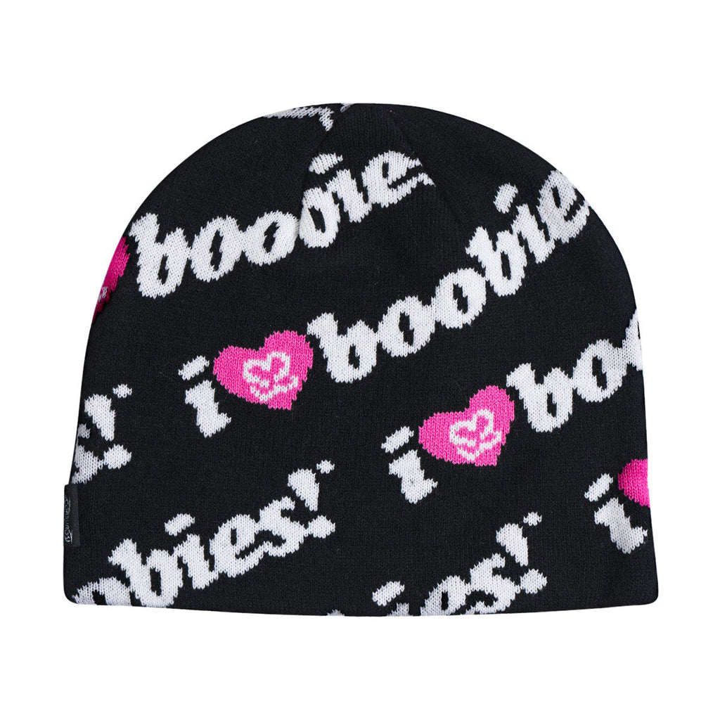 Corduroy Keep A Breast Beanie - Black