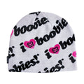 Corduroy Keep A Breast Beanie - White