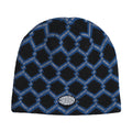 Corduroy Keep Out Skully Beanie - Black