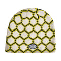 Corduroy Keep Out Skully Beanie - Eggshell