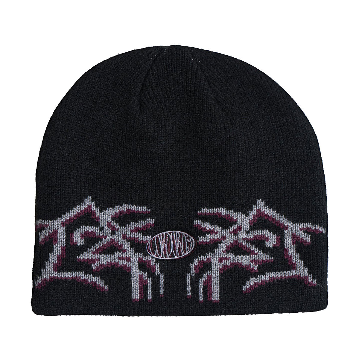 Corduroy Airbrush By Egan Wint Beanie - Black