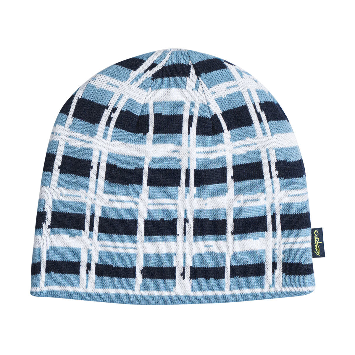 Corduroy Tartan By Justin Phipps Beanie - Sky