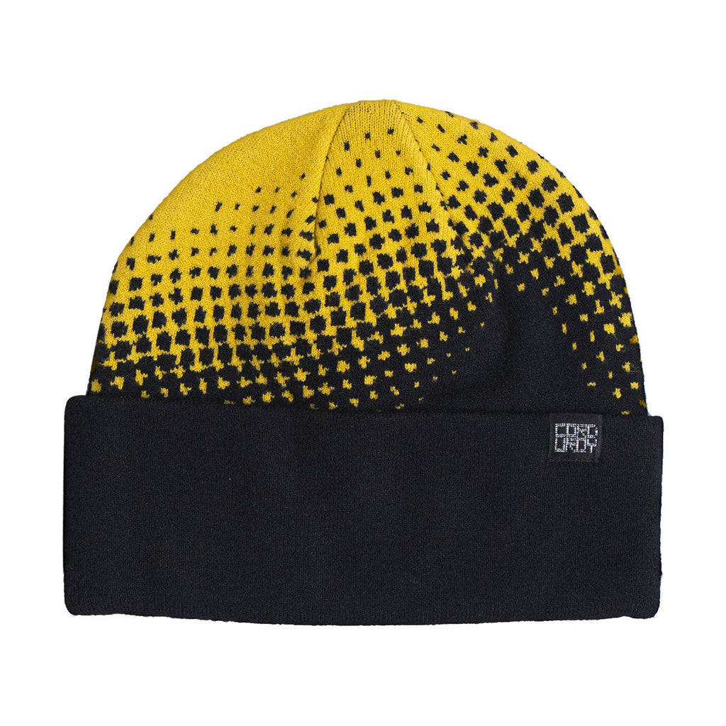 Corduroy Halftone Beanie - Black