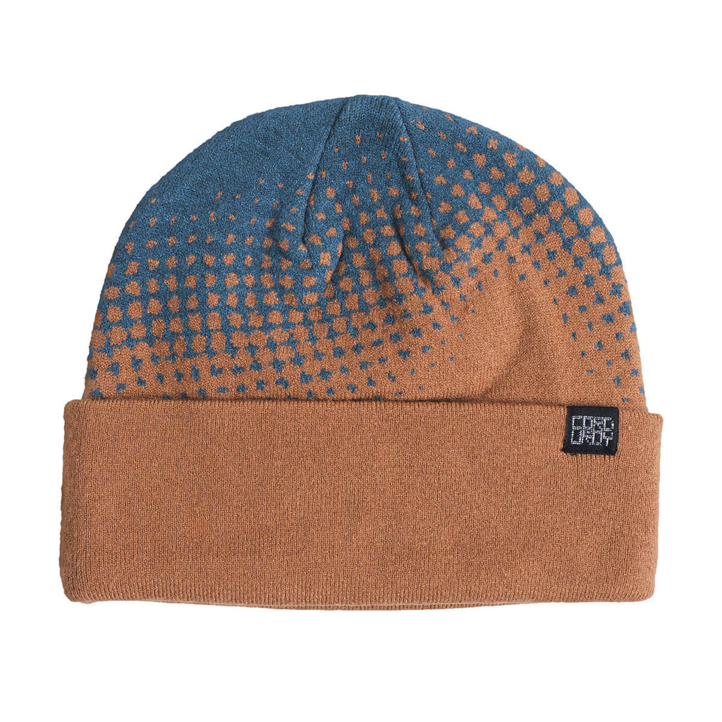 Corduroy Halftone Beanie - Dark Sand