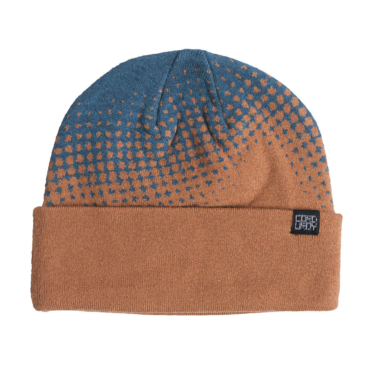Corduroy Halftone Beanie - Dark Sand