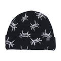 Corduroy Barb Beanie - Black
