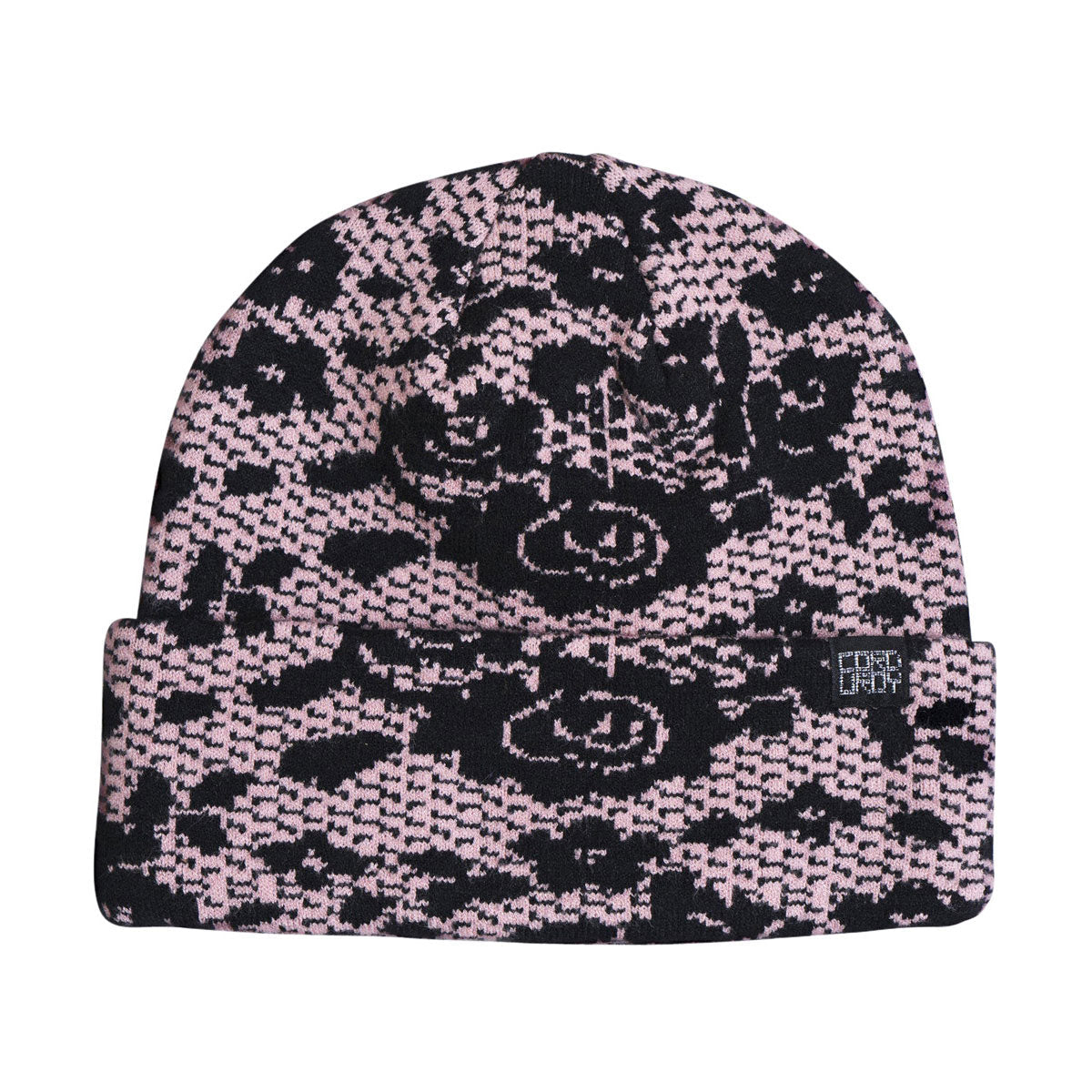 Corduroy Lace Beanie - Pink