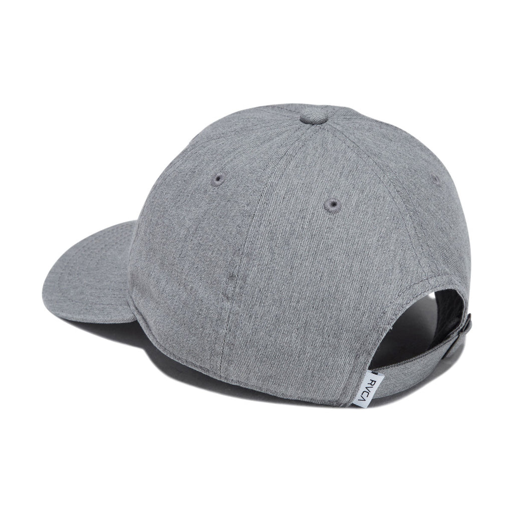 RVCA Womens Established Twill Adjustable Hat - Heather Grey