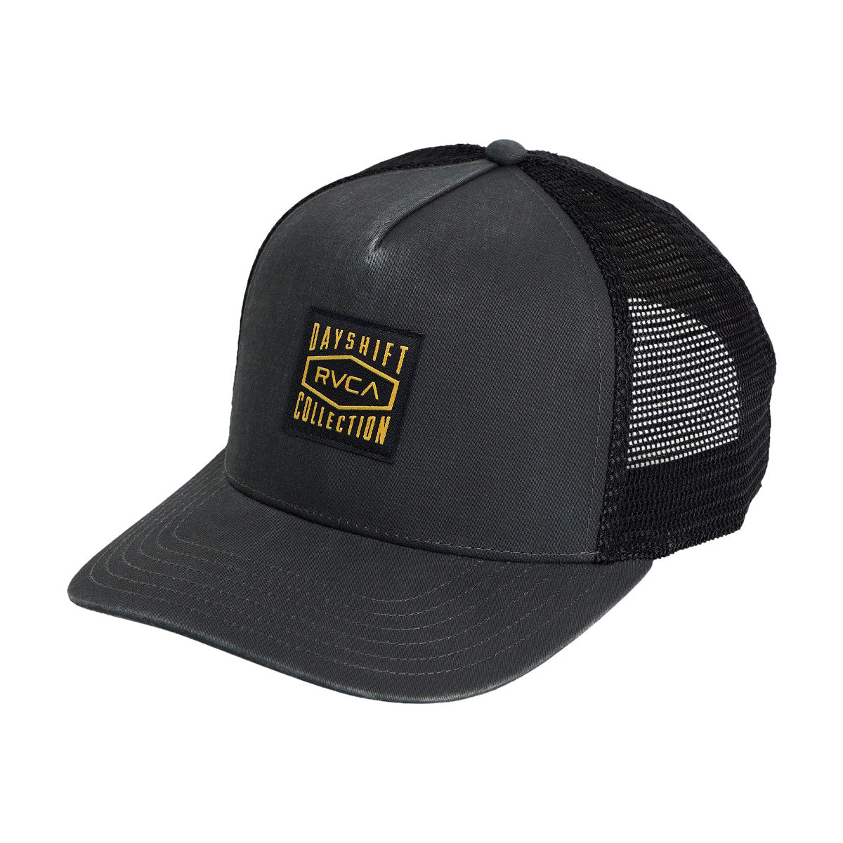RVCA Dayshift Canvas Trucker Hat - Black