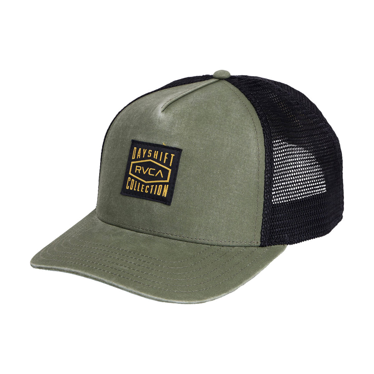 RVCA Dayshift Canvas Trucker Hat - Olive