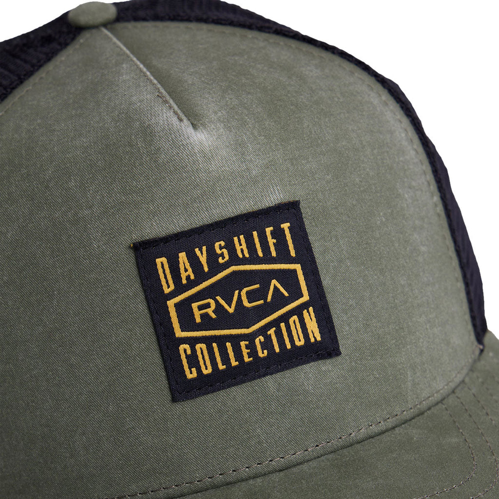 RVCA Dayshift Canvas Trucker Hat - Olive