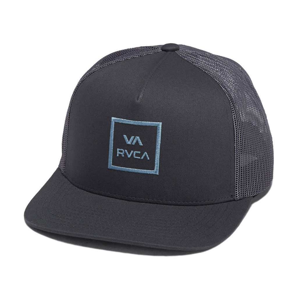 RVCA VA All The Way Trucker Hat - Black/Black