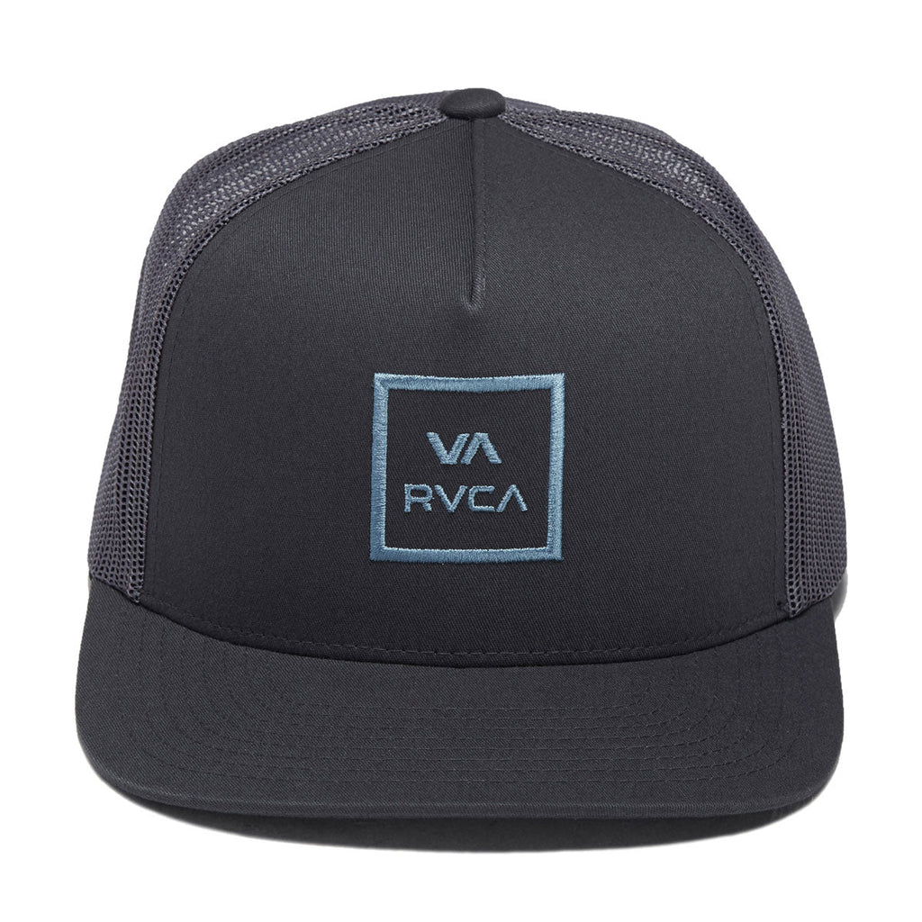 RVCA VA All The Way Trucker Hat - Black/Black