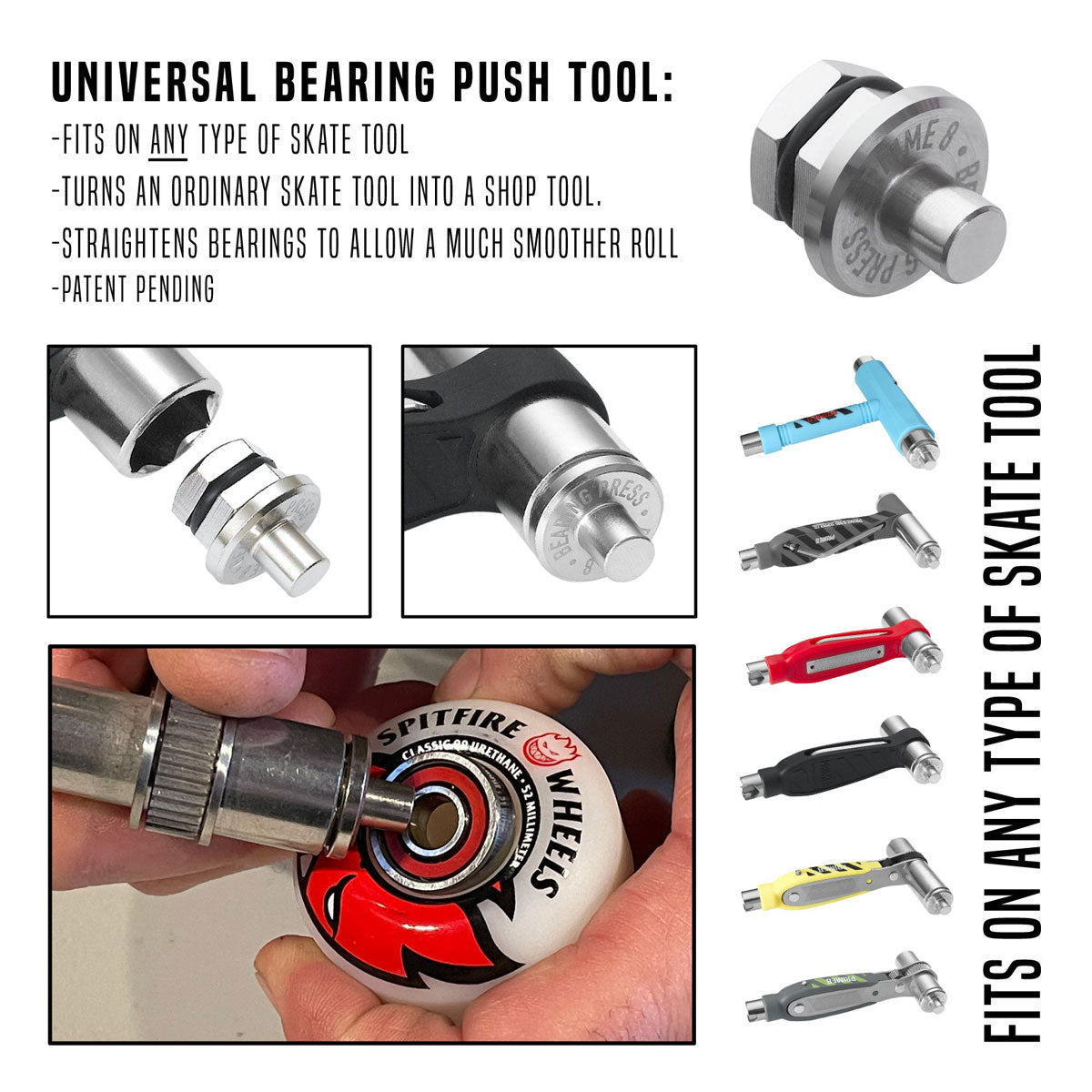 PRIME8 Bearing Press - Polished