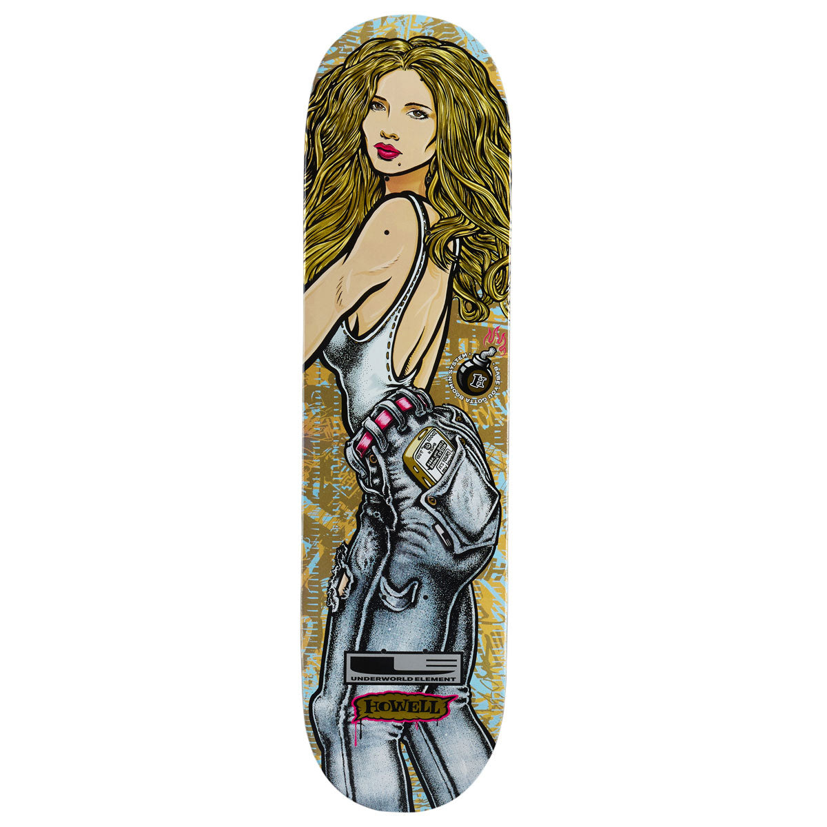 Underworld Element Howell Boomin System EX7 Skateboard Deck - 8.25"