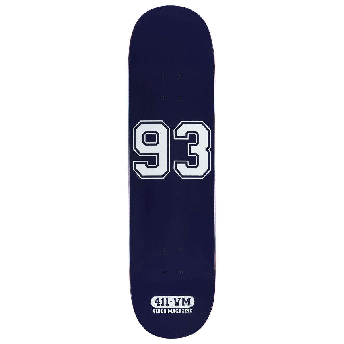411VM Athletic 93 Skateboard Deck - Navy - 8.25"
