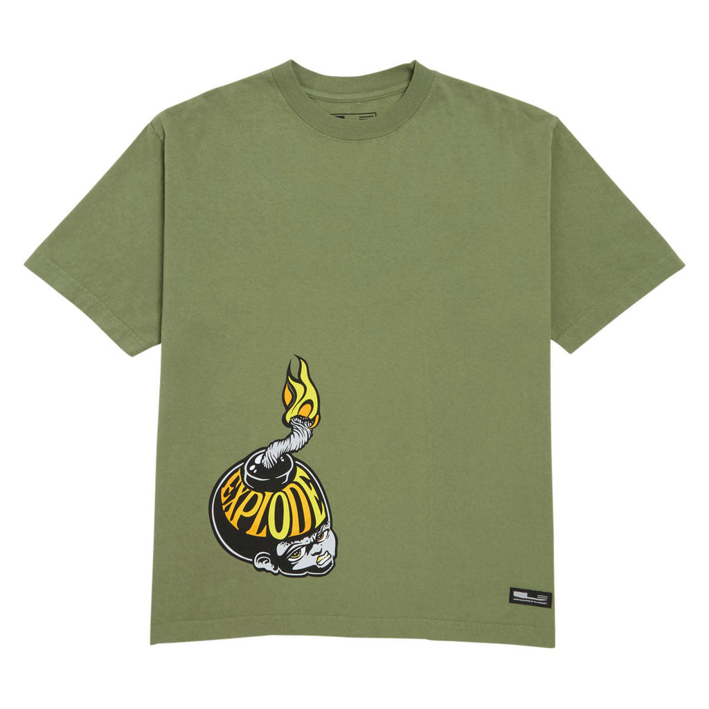Underworld Element Explode T-Shirt - Light Olive
