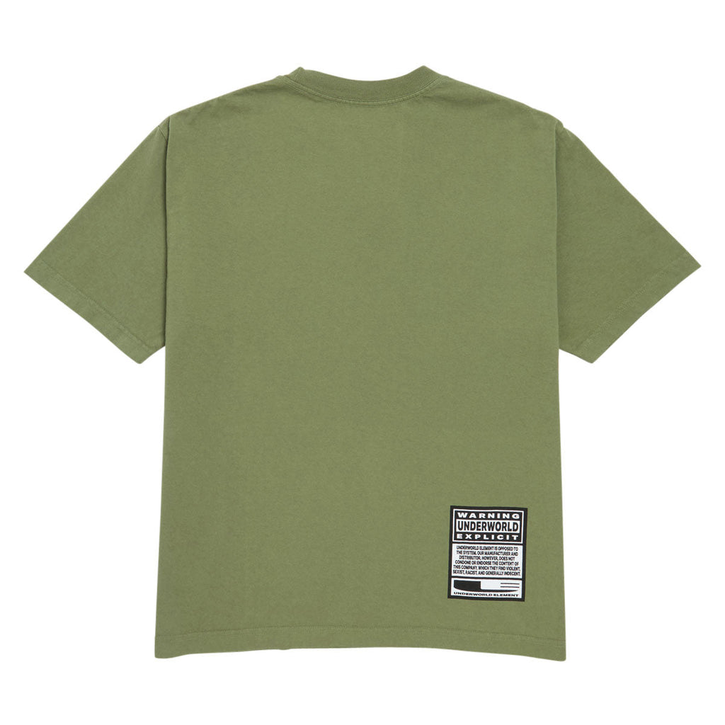 Underworld Element Explode T-Shirt - Light Olive