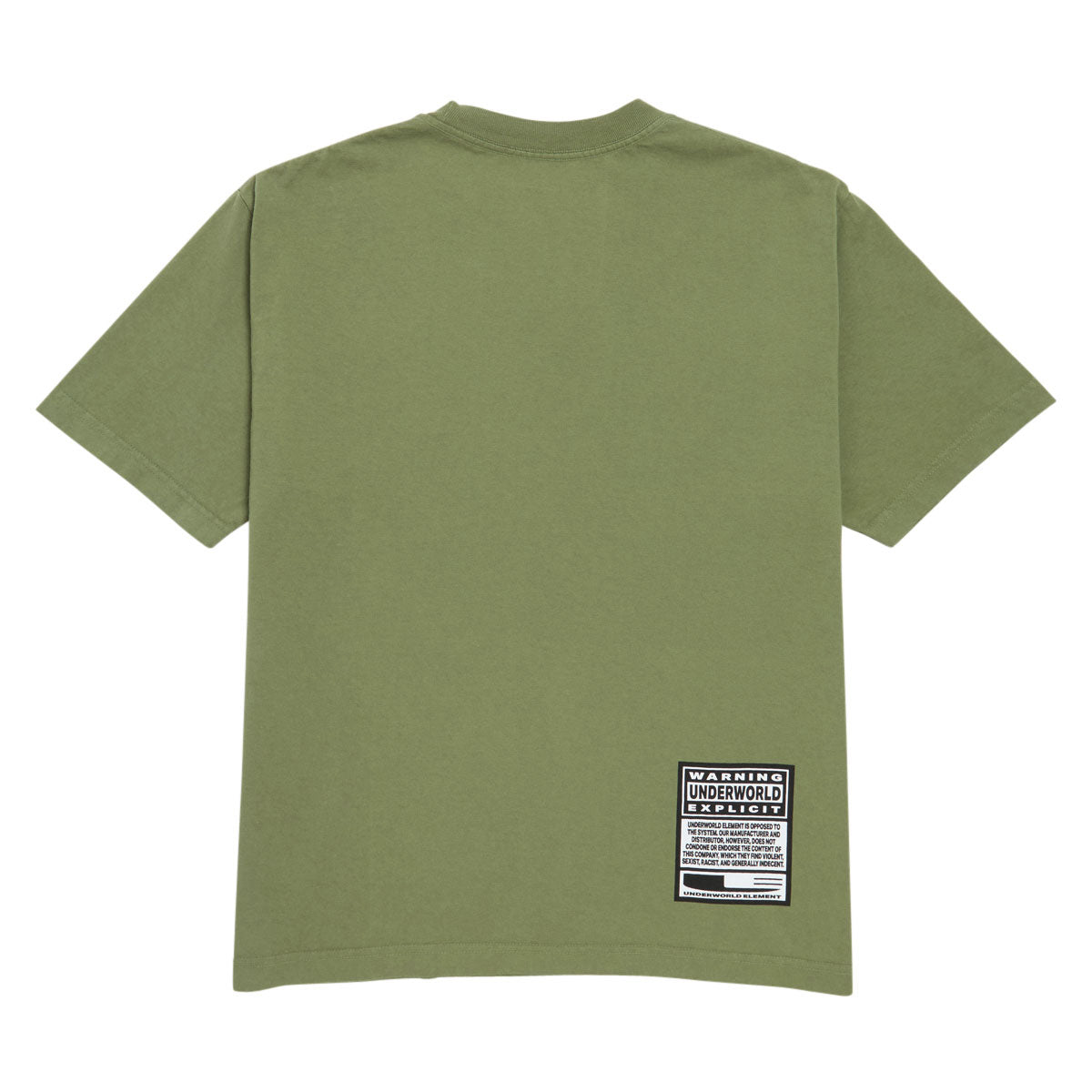 Underworld Element Explode T-Shirt - Light Olive