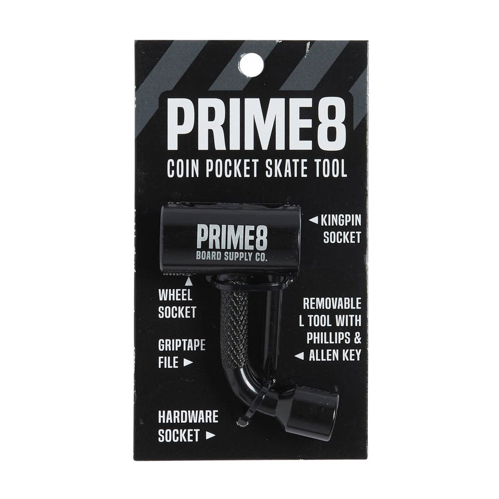 PRIME8 Coin Pocket Skate Tool - Black