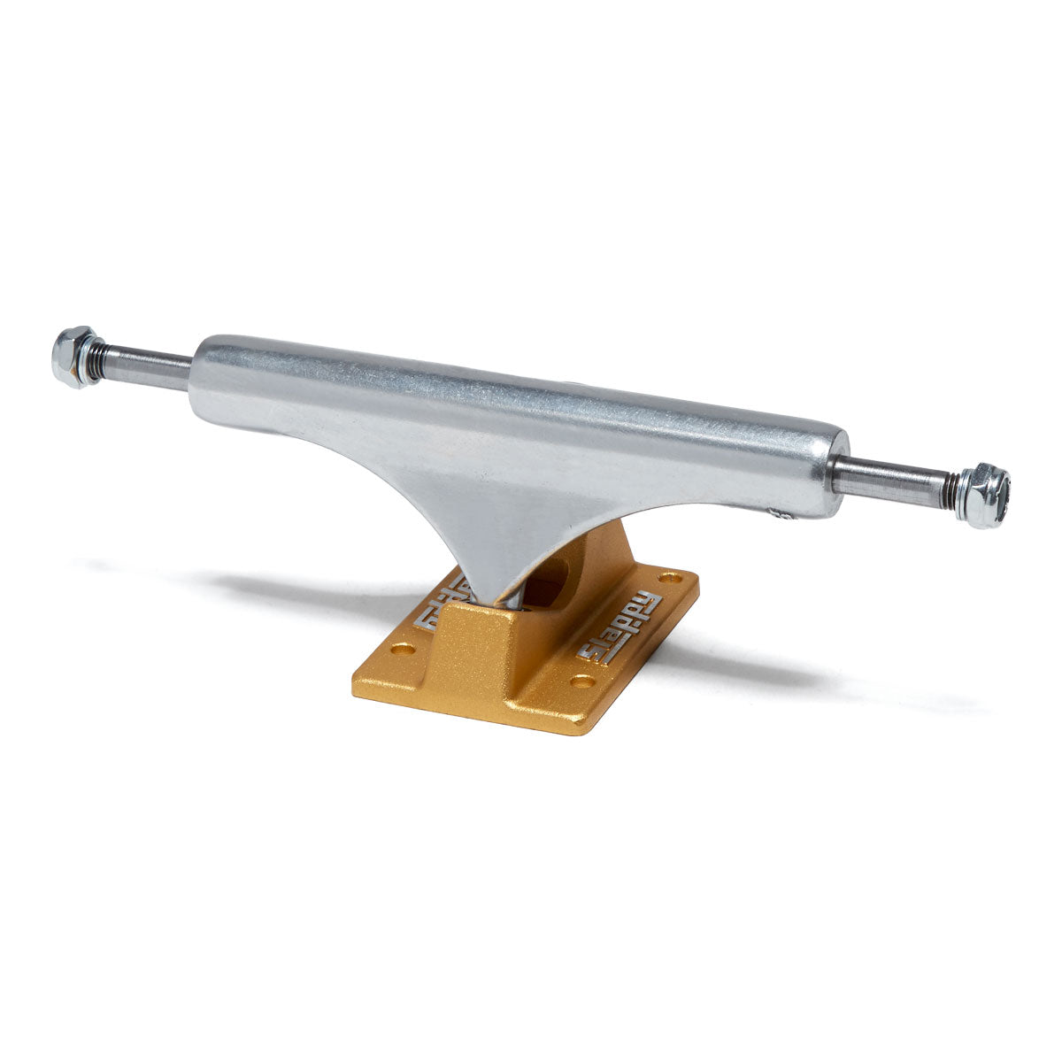 Slappy ST1 Inverted Hollow Lights Ultra Low Kingpin Skateboard Trucks - Polished/Gold/Gold - 8.25"