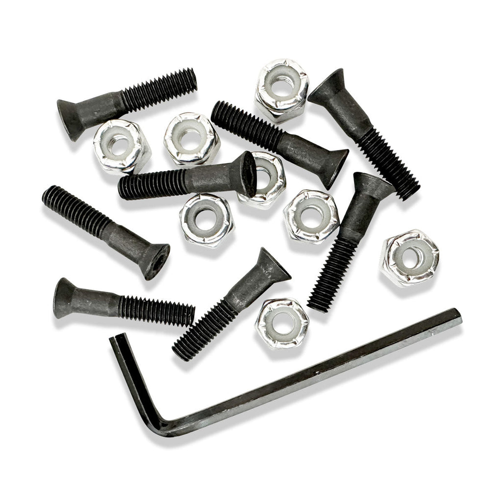 Slappy Allen Grip Tip Bolts Hardware - Black - 1"
