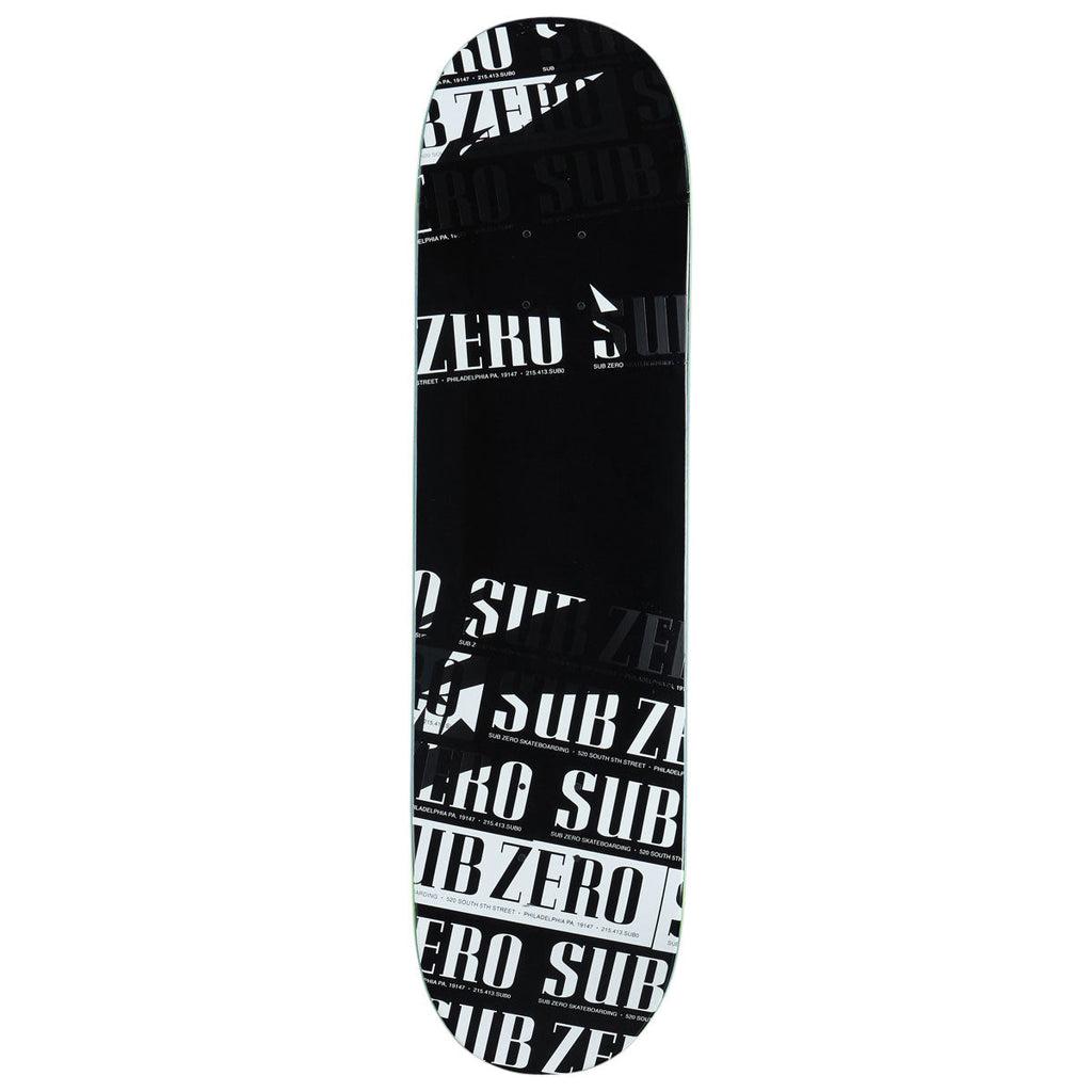 Sub Zero Real Life Stickers EX7 Skateboard Deck - 8.25"