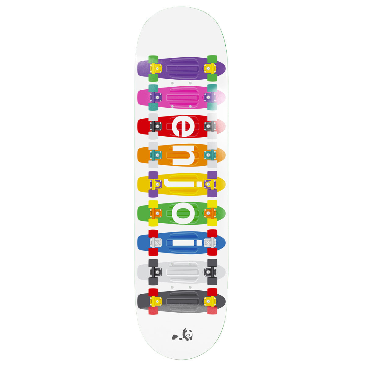 Enjoi Big Box Plastic Spectrum R7 Skateboard Deck - Orange - 8.25"