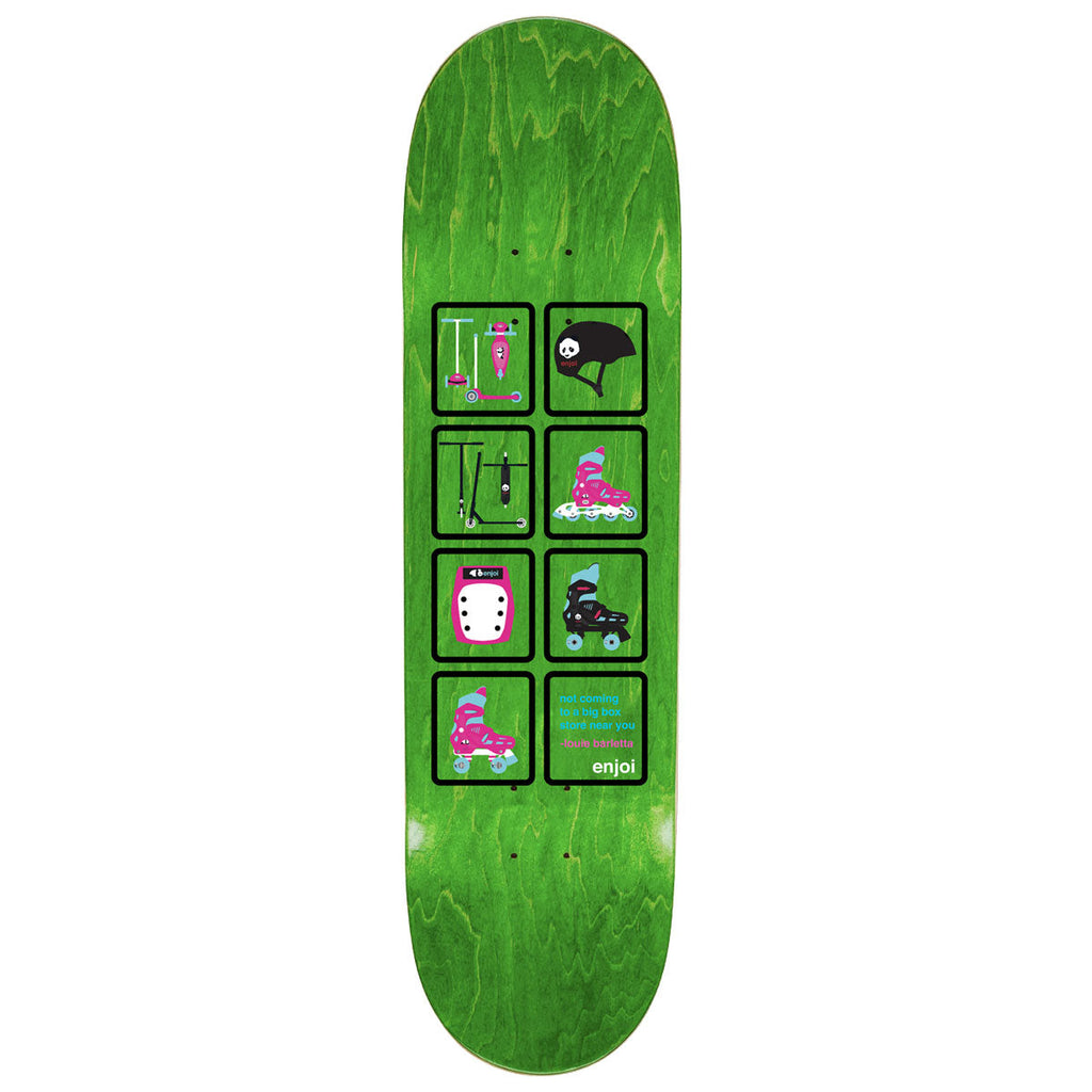 Enjoi Big Box Plastic Spectrum R7 Skateboard Complete - Orange - 8.25"