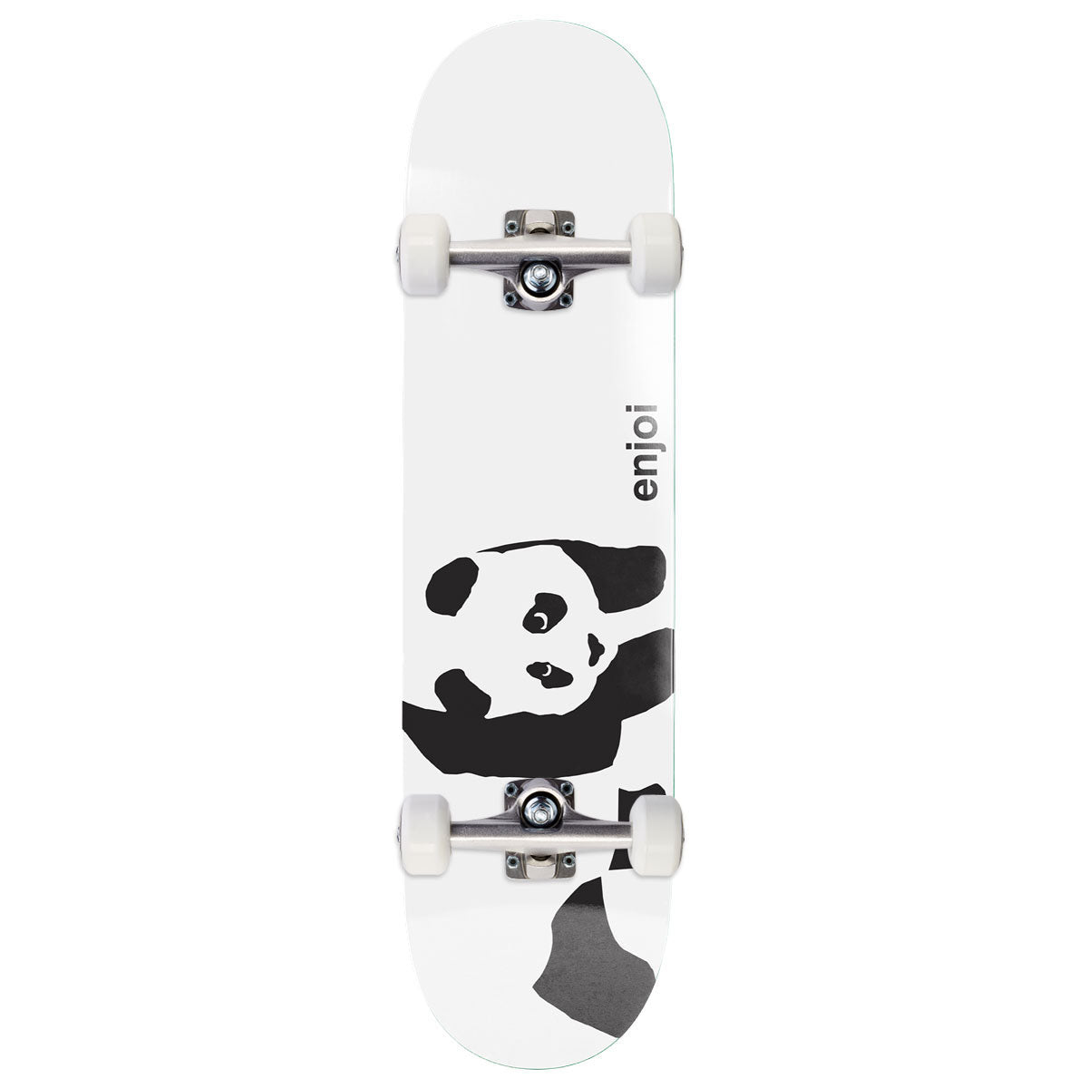 Enjoi Whitey Panda R7 Skateboard Complete - White - 8.375"
