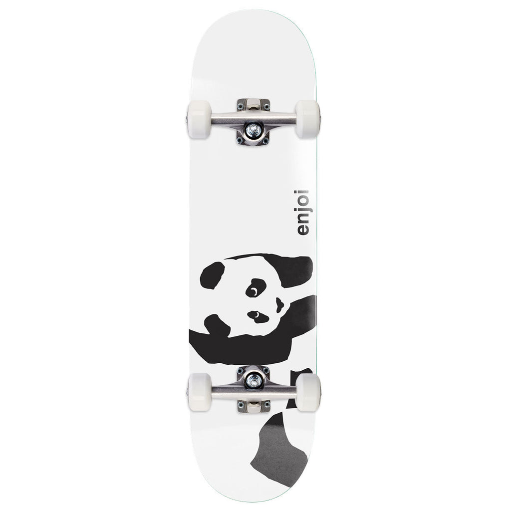 Enjoi Whitey Panda R7 Skateboard Complete - White - 8.50"