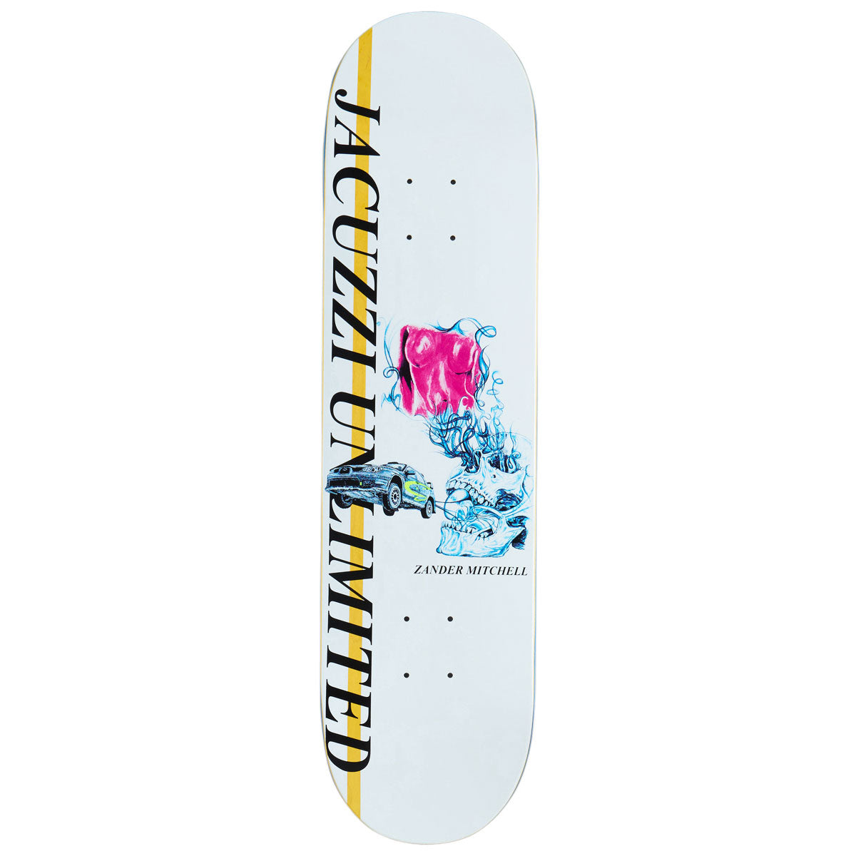 Jacuzzi Unlimited Zander Mitchell Race Car EX7 Skateboard Deck - 8.125"