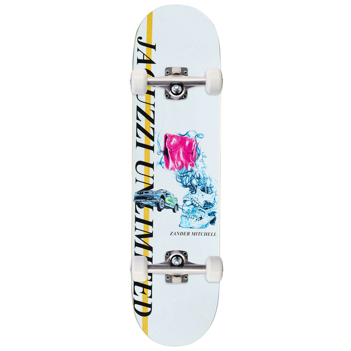 Jacuzzi Unlimited Zander Mitchell Race Car EX7 Skateboard Complete - 8.125"