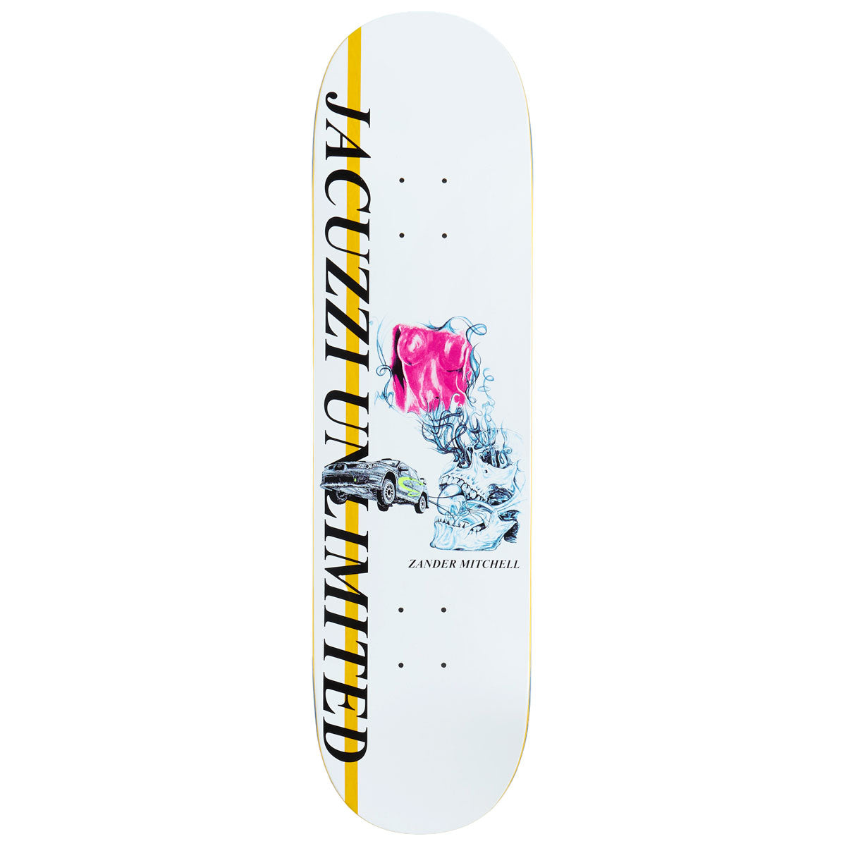 Jacuzzi Unlimited Zander Mitchell Race Car EX7 Skateboard Deck - 8.50"