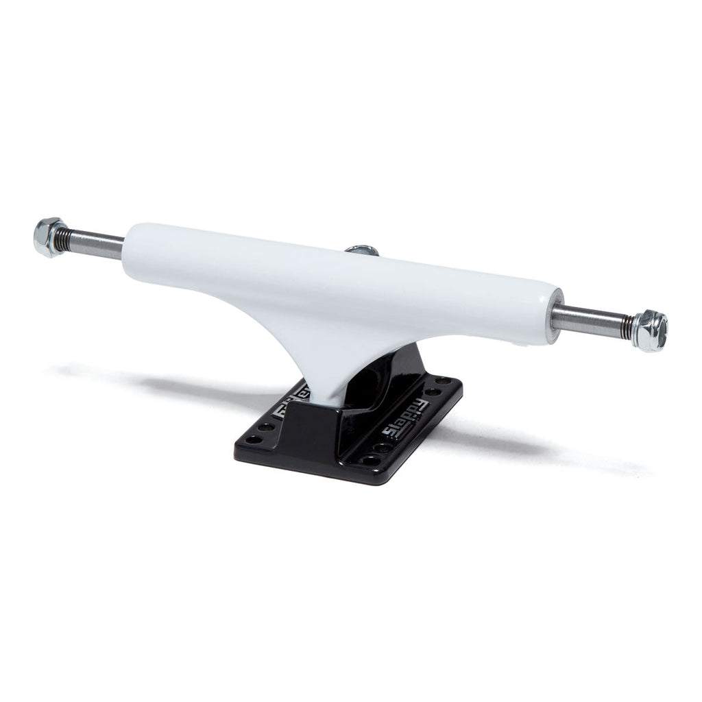 Slappy ST1 Classic Skateboard Trucks - White/Black - 9.00"
