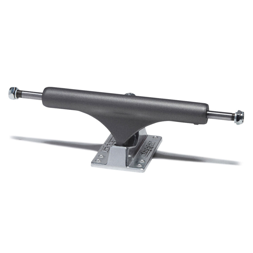 Slappy ST1 Hollow Lights Skateboard Trucks - Gunmetal/Polished - 9.00"