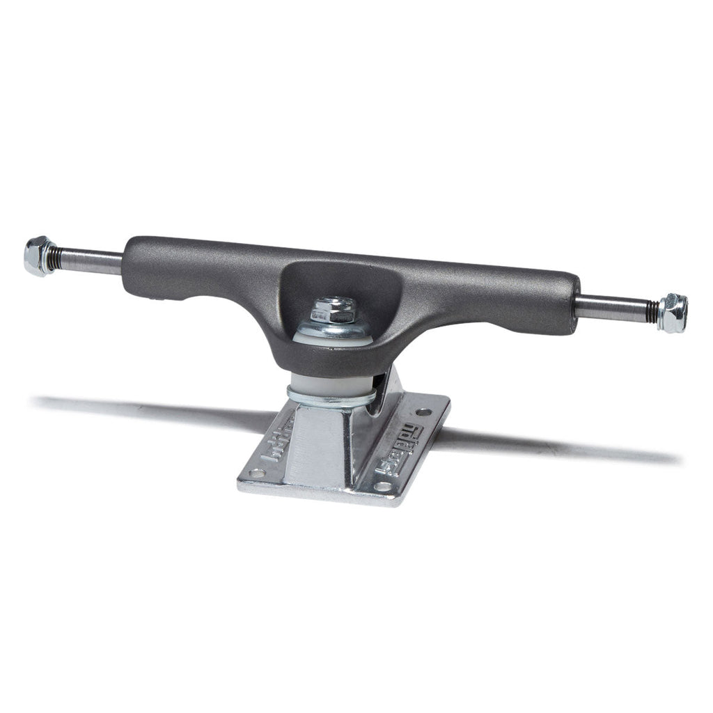 Slappy ST1 Hollow Lights Skateboard Trucks - Gunmetal/Polished - 8.50"