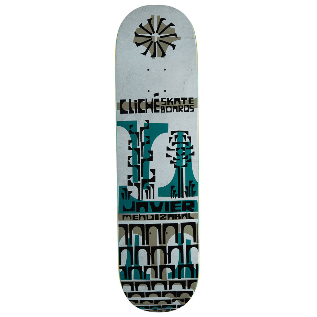 Cliché Javier Mendizabal Griptape Art Skateboard Deck - 8.25"
