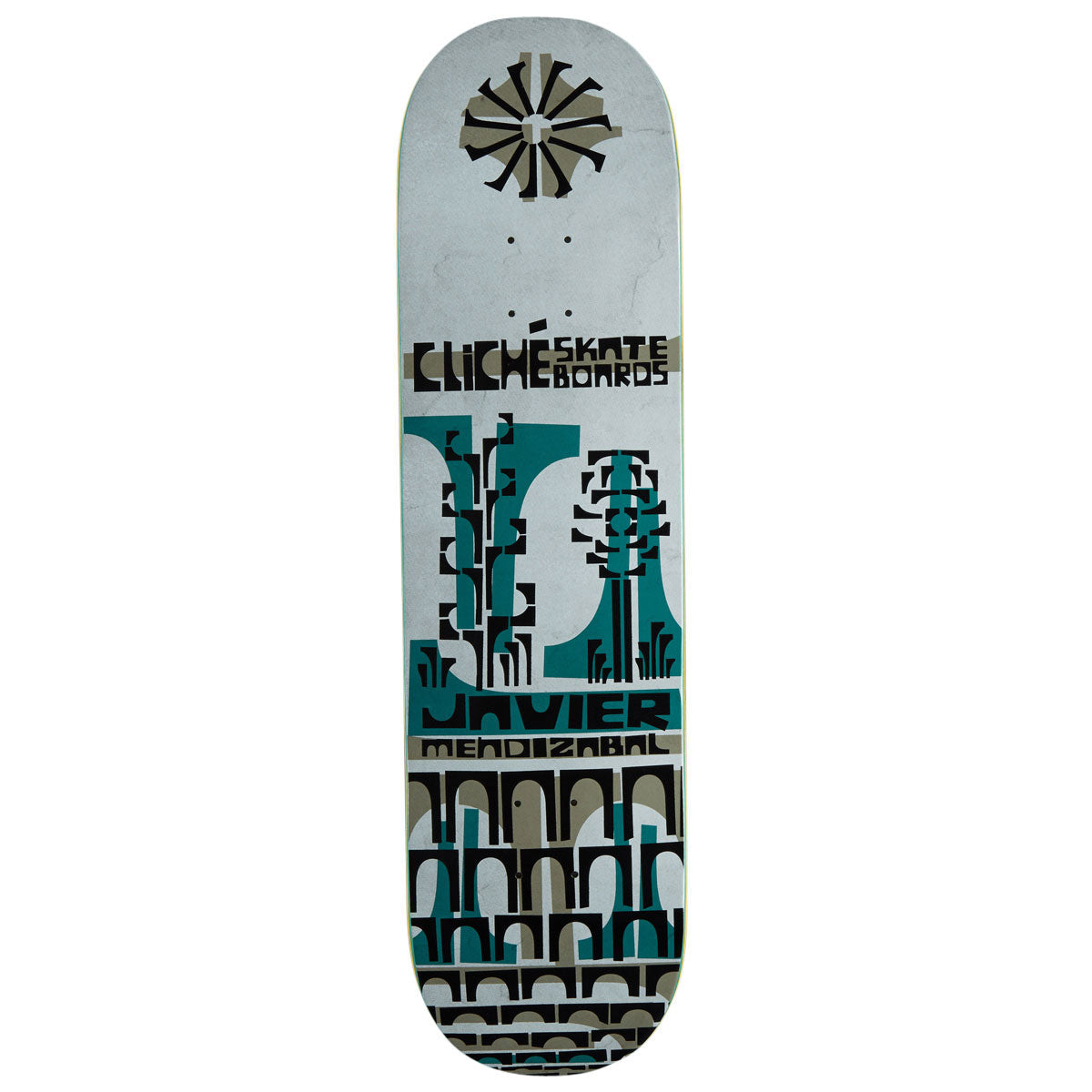 Cliché Javier Mendizabal Griptape Art Skateboard Deck - 8.25"
