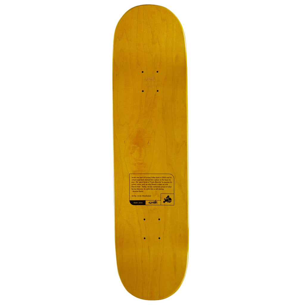 Cliché Javier Mendizabal Griptape Art Skateboard Deck - 8.25"