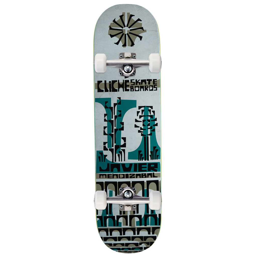 Cliché Javier Mendizabal Griptape Art Skateboard Complete - 8.25"