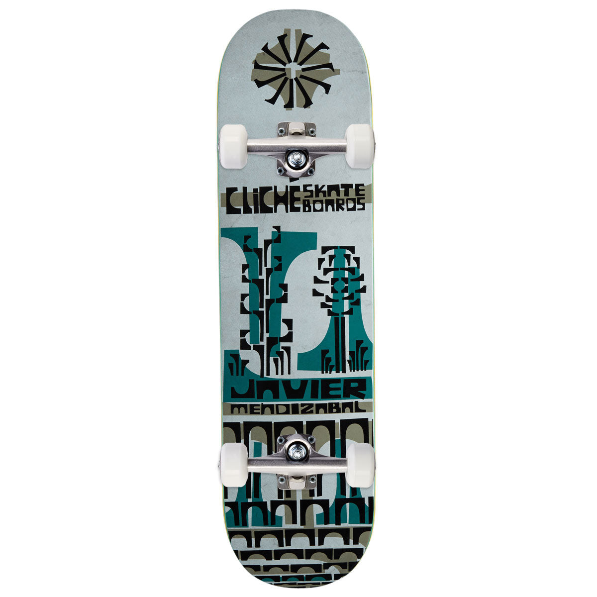 Cliché Javier Mendizabal Griptape Art Skateboard Complete - 8.25"