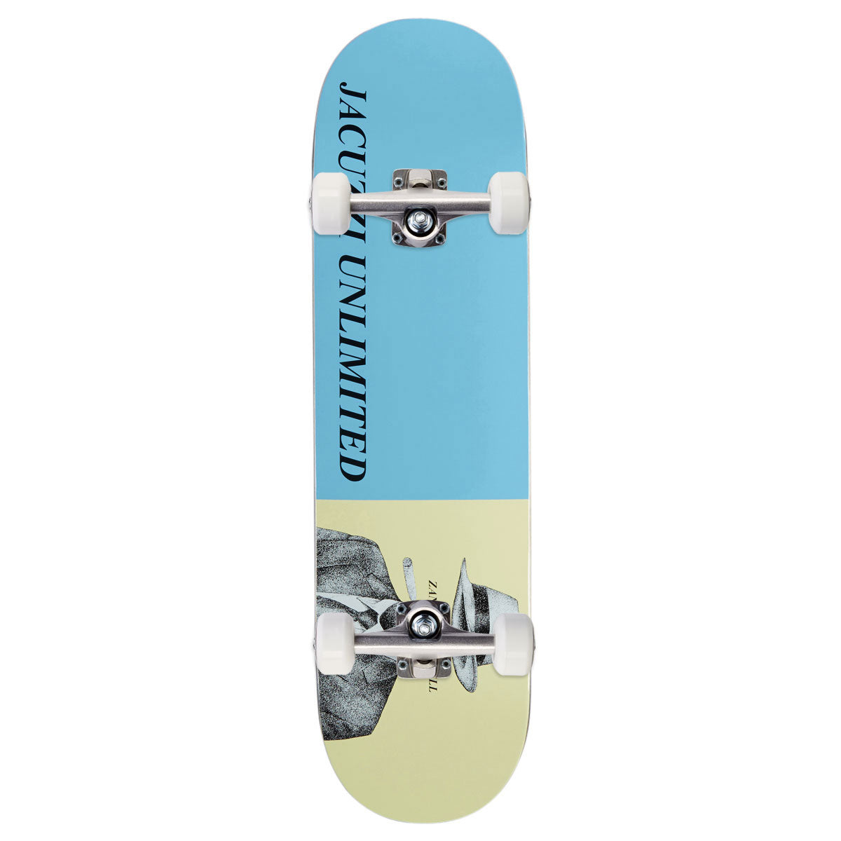 Jacuzzi Unlimited Zander Mitchell Fedora EX7 Skateboard Complete - Light Blue - 8.50"