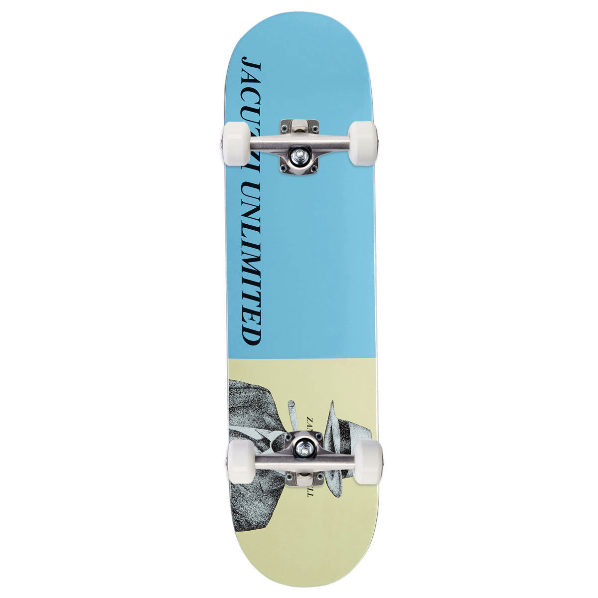 Jacuzzi Unlimited Zander Mitchell Fedora EX7 Skateboard Complete - Light Blue - 8.125"
