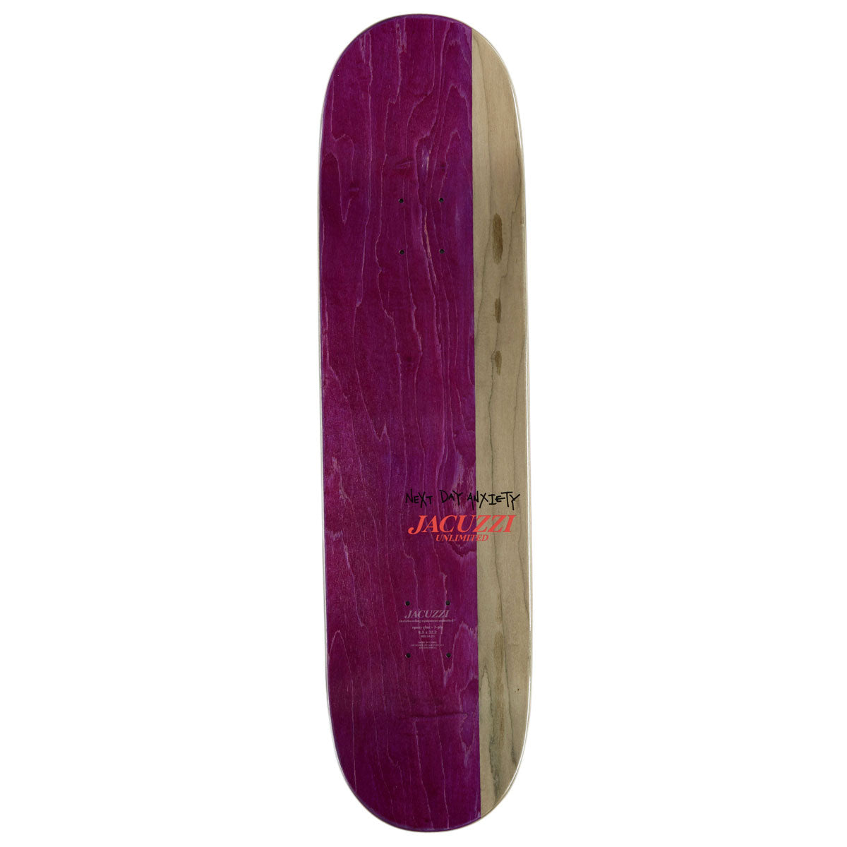 Jacuzzi Unlimited Ariana Spencer Wine EX7 Skateboard Complete - Rose - 8.50"
